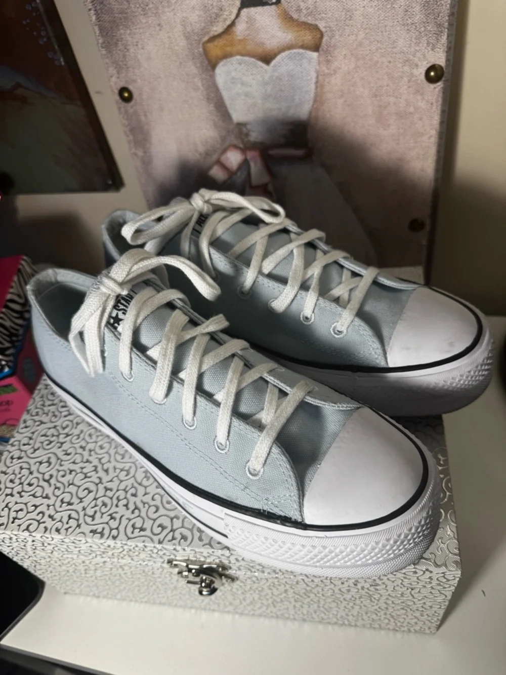 Converse All Stars Renew Canvas Low-Top Light Blue Sneakers